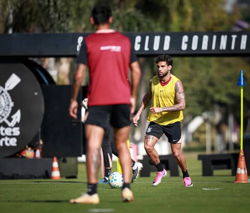 Corinthians completa d�cimo dia seguido de treinamento com atividades no CT