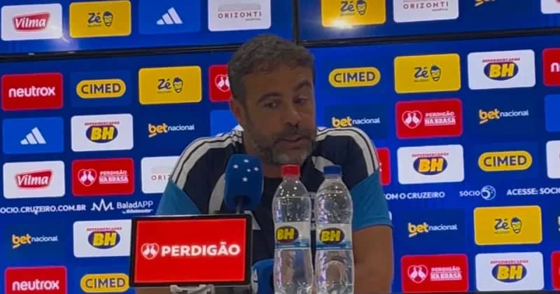 Artur Jorge comenta sobre o mercado do Cruzeiro: 'Me preocupo mais com as saídas'