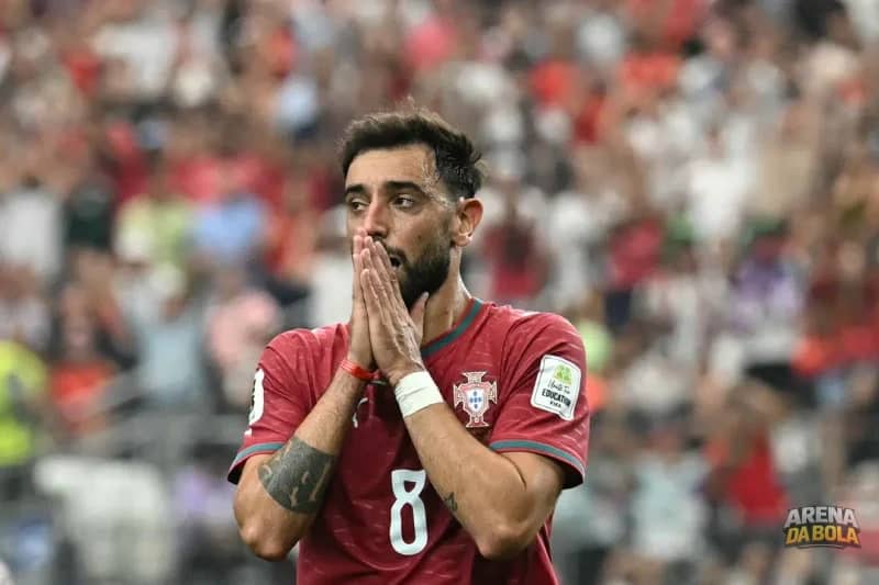 Bruno Fernandes lamenta eliminação de Portugal para a Espanha na Copa 2026 — foto 2