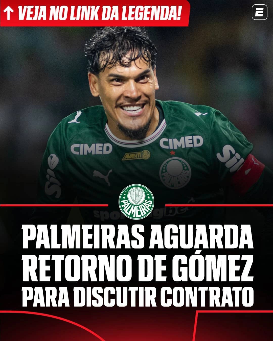 Palmeiras aguarda retorno de Gustavo Gómez para discutir futuro do zagueiro