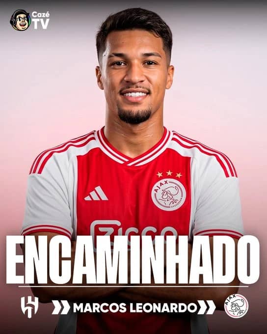 Marcos Leonardo próximo de assinar com o Ajax por R$ 146,4 milhões