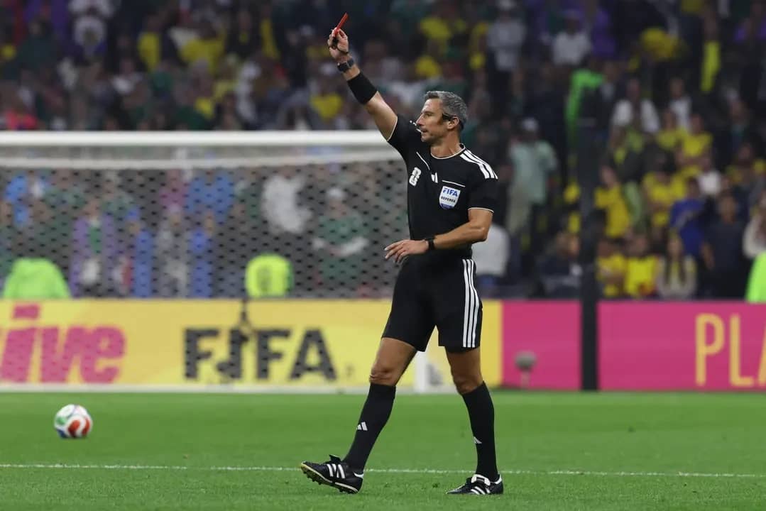 Slavko Vincic apita a final da Copa do Mundo entre Espanha e Argentina — foto 2