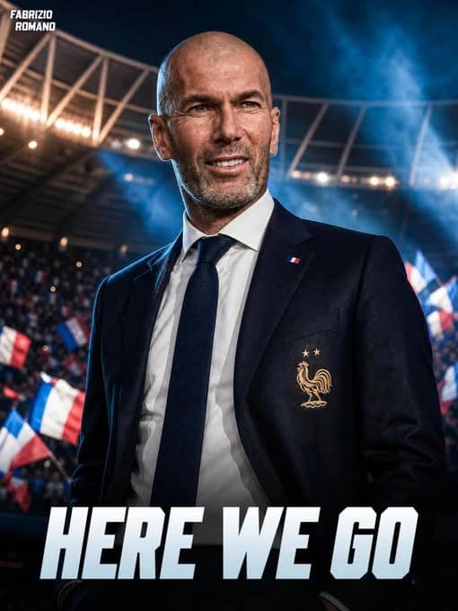 🚨 Zinedine Zidane é confirmado como novo técnico da Seleção Francesa após eliminação