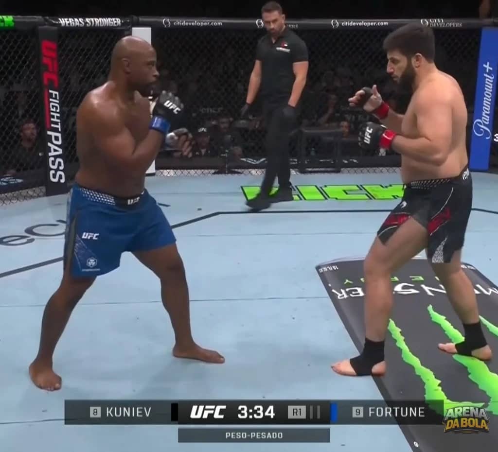 Rizvan Kuniev e Tyrell Fortune se enfrentam em duelo explosivo nos pesos-pesados do UFC