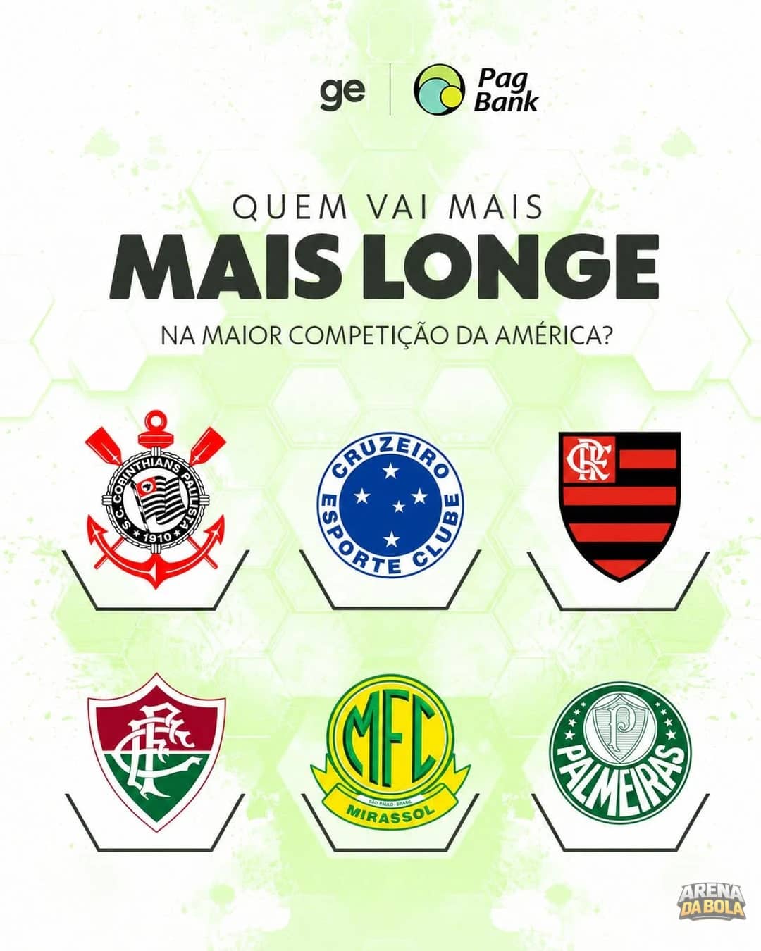 Seis clubes brasileiros buscam avançar nas oitavas da competição continental