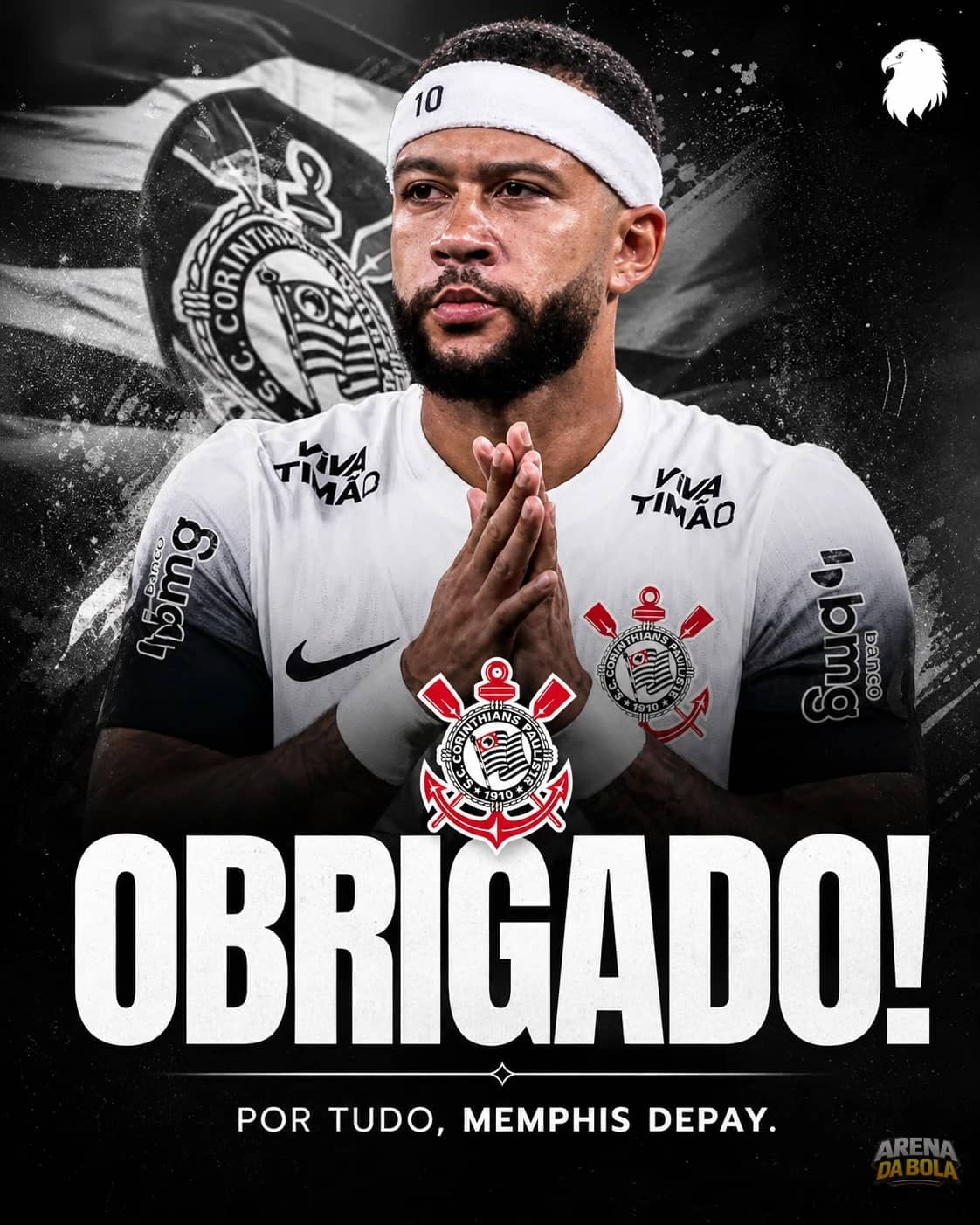 Memphis Depay deixa o Corinthians após trajetória de três títulos