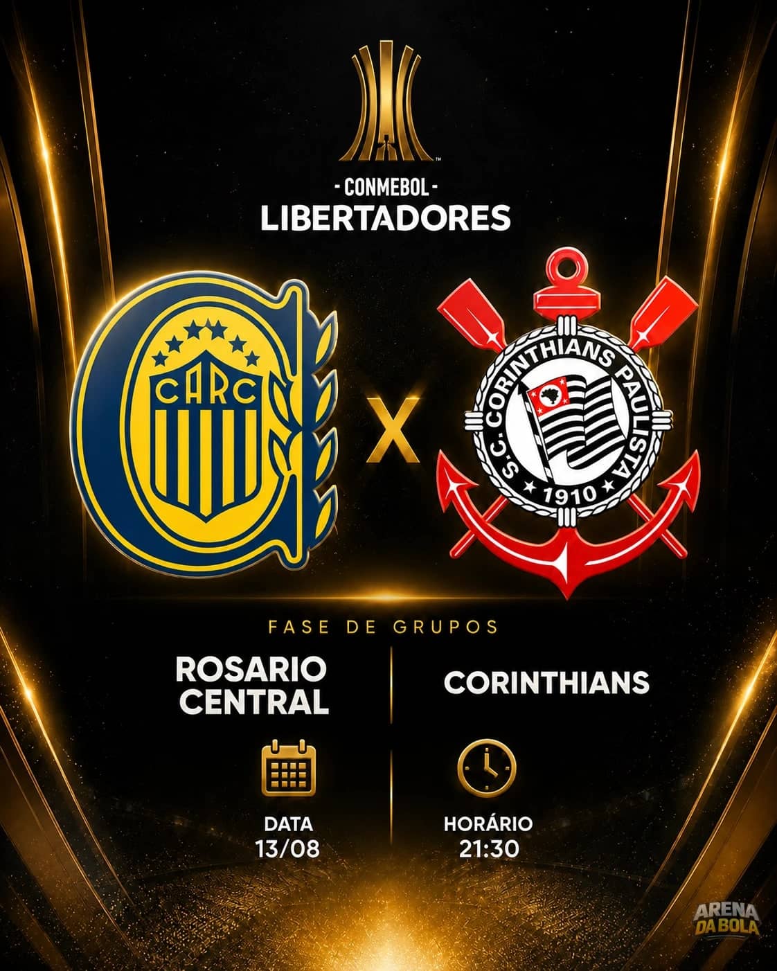 Corinthians encerra preparação para enfrentar o Rosário Central na Libertadores