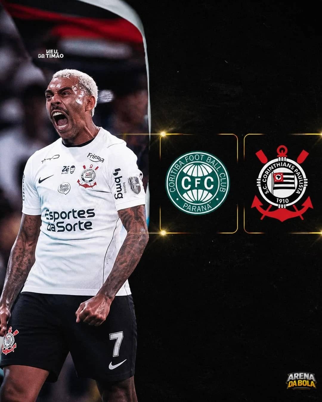 Corinthians encara o Coritiba pela 24ª rodada do Brasileirão 2026