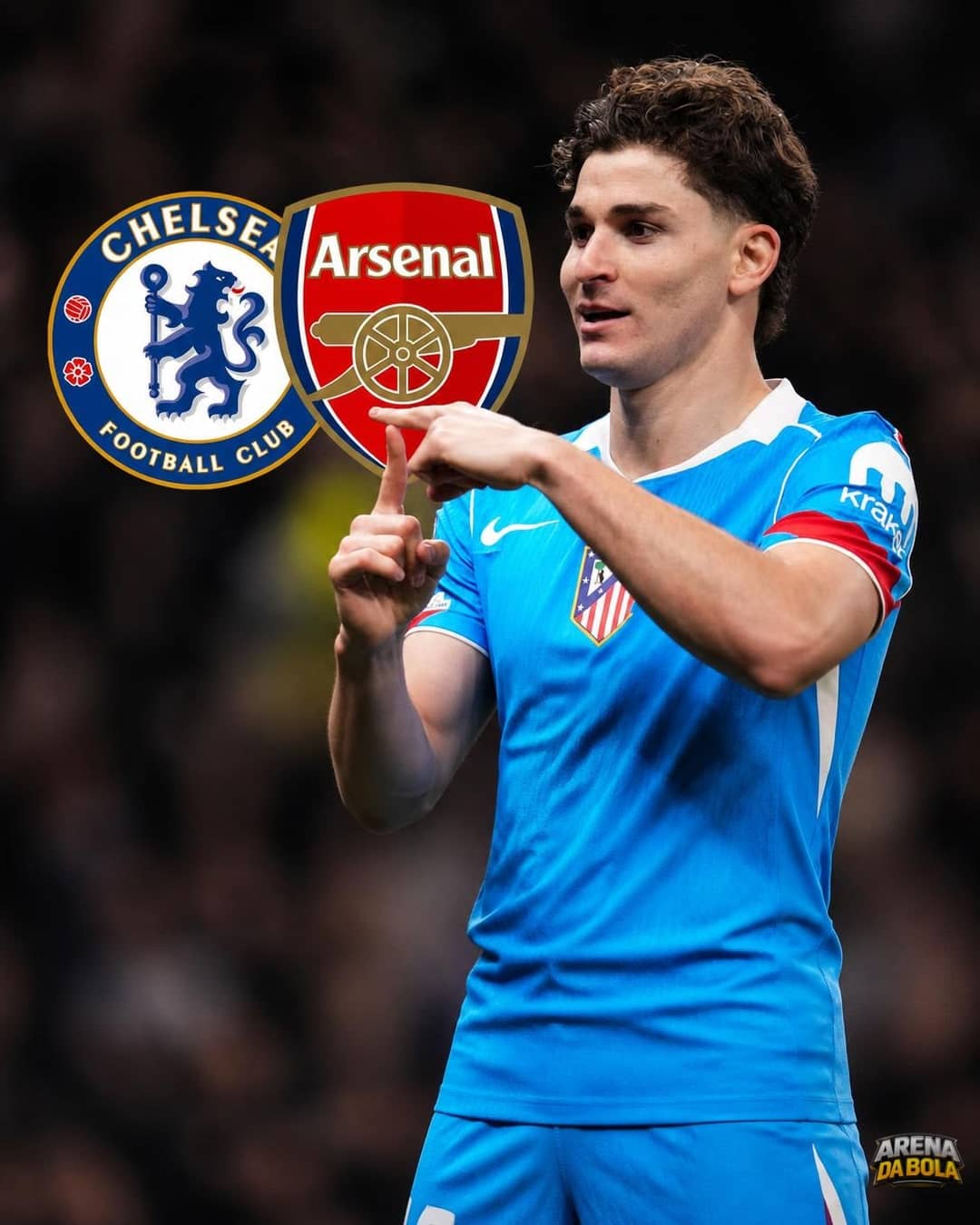 Chelsea usa trunfo de £65m para disputar Julian Alvarez com Arsenal