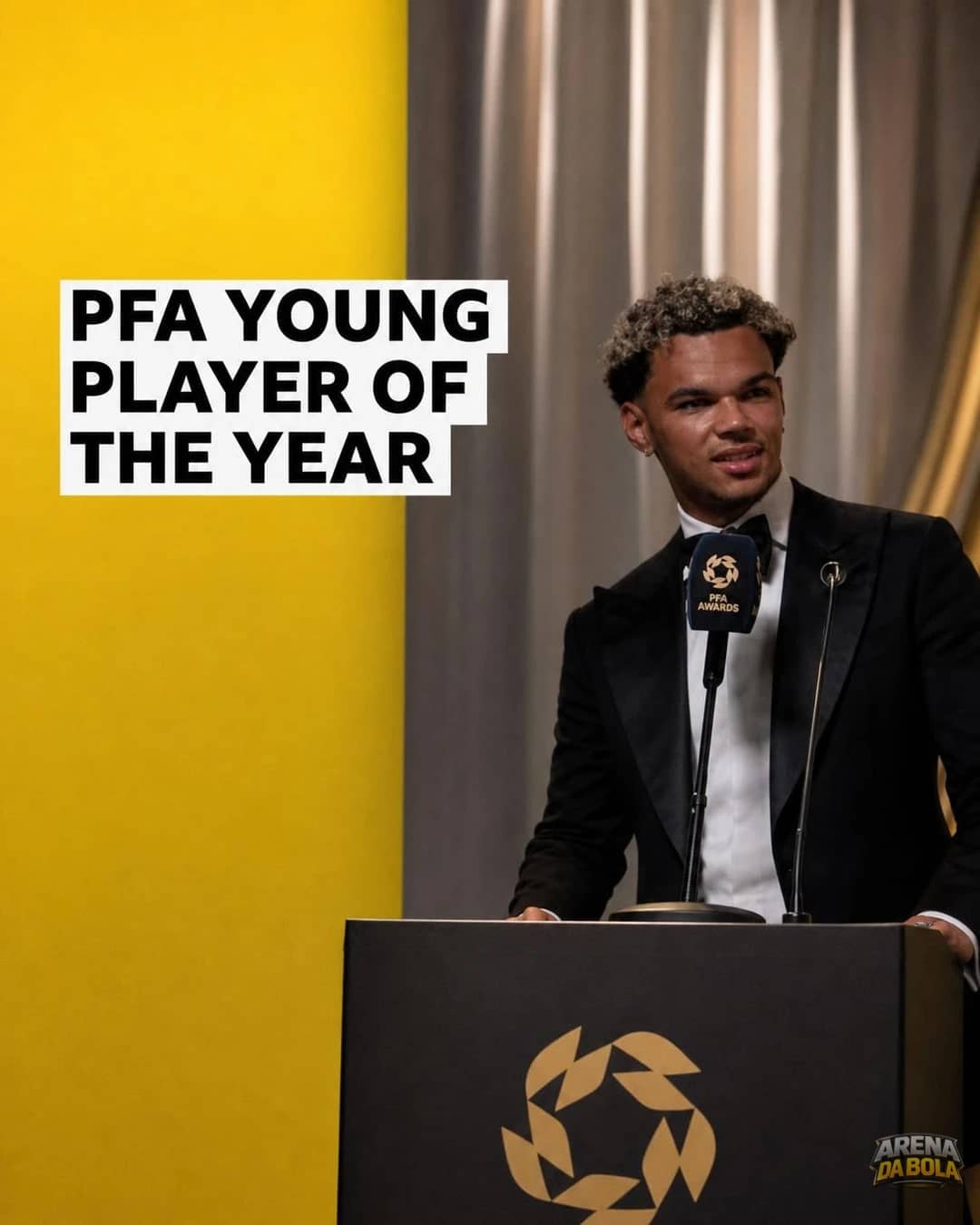 Nico O'Reilly é eleito o melhor jogador jovem pela PFA de 2026