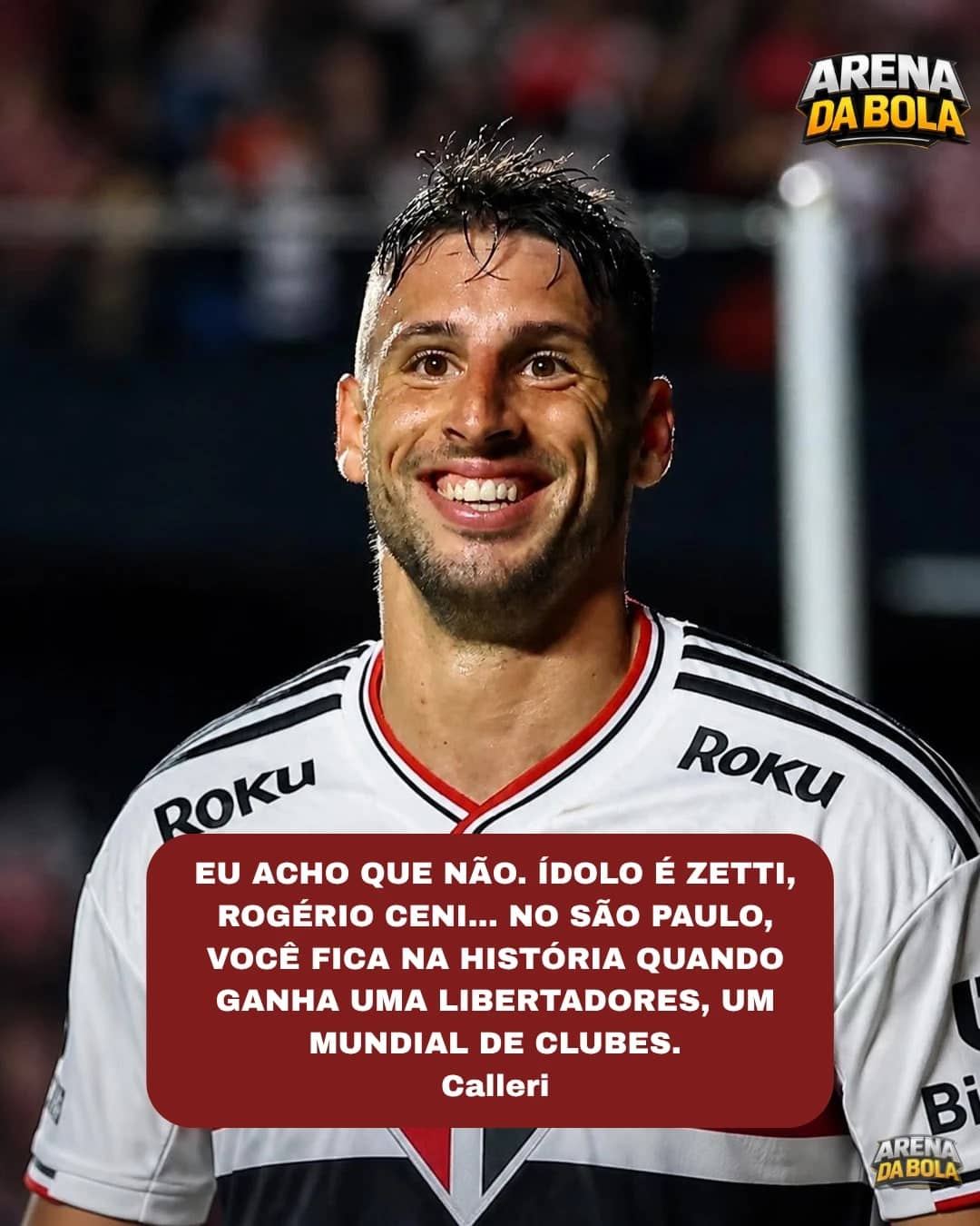 Calleri é ídolo do São Paulo