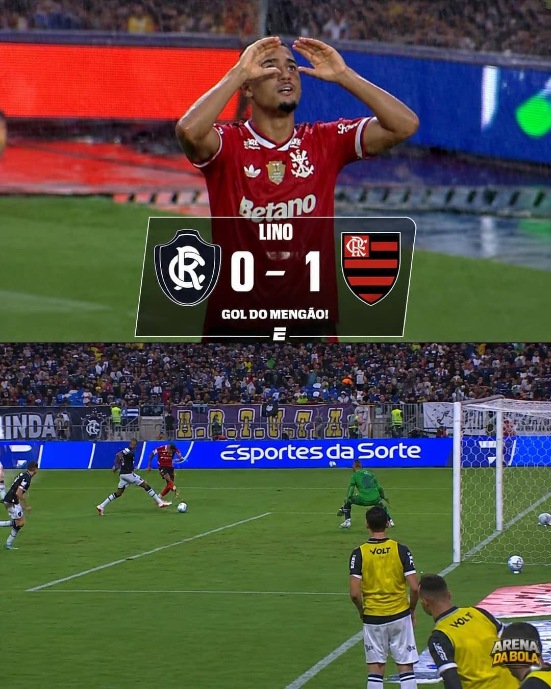 Flamengo abre placar contra o Remo e assume liderança provisória | Brasileirão 2026