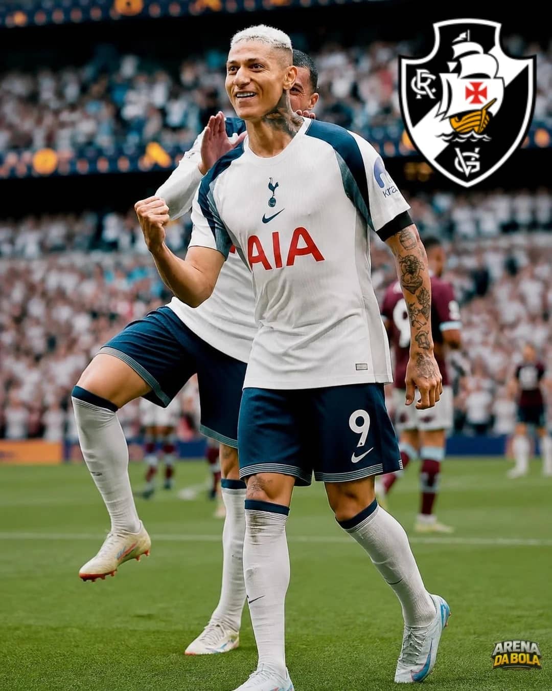 Vasco procura Richarlison após atacante ficar fora da Premier League