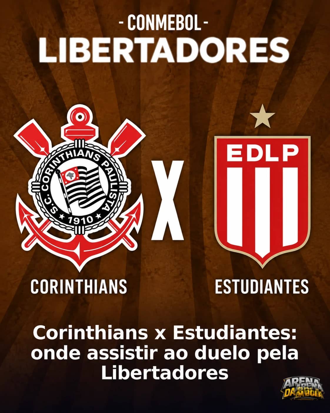 Corinthians x Estudiantes: onde assistir ao duelo pela Libertadores