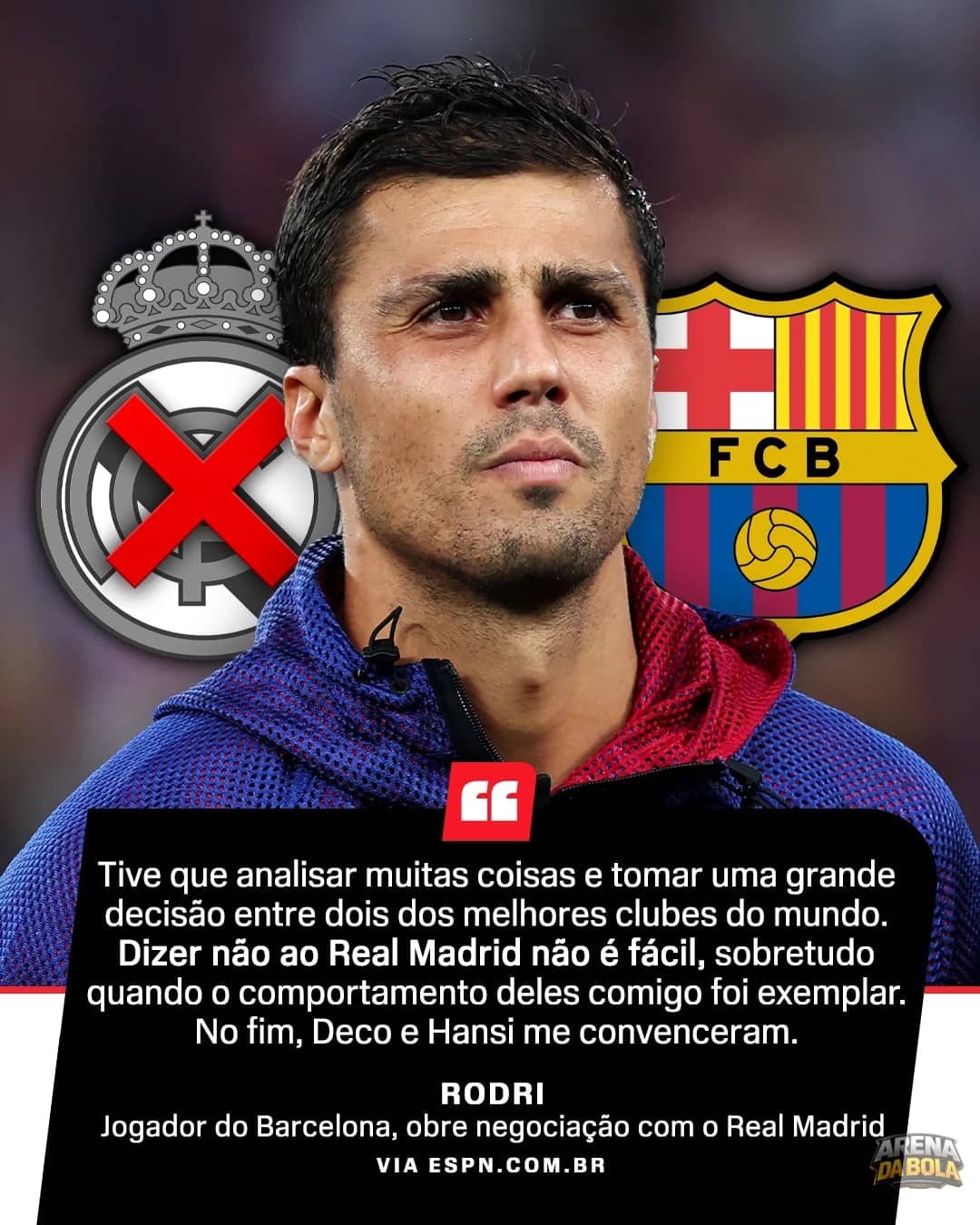 RODRI LIGOU PRA MOURINHO ANTES DE FUGIR DO REAL MADRID — E O TREINADOR RESPONDEU NA LATA
