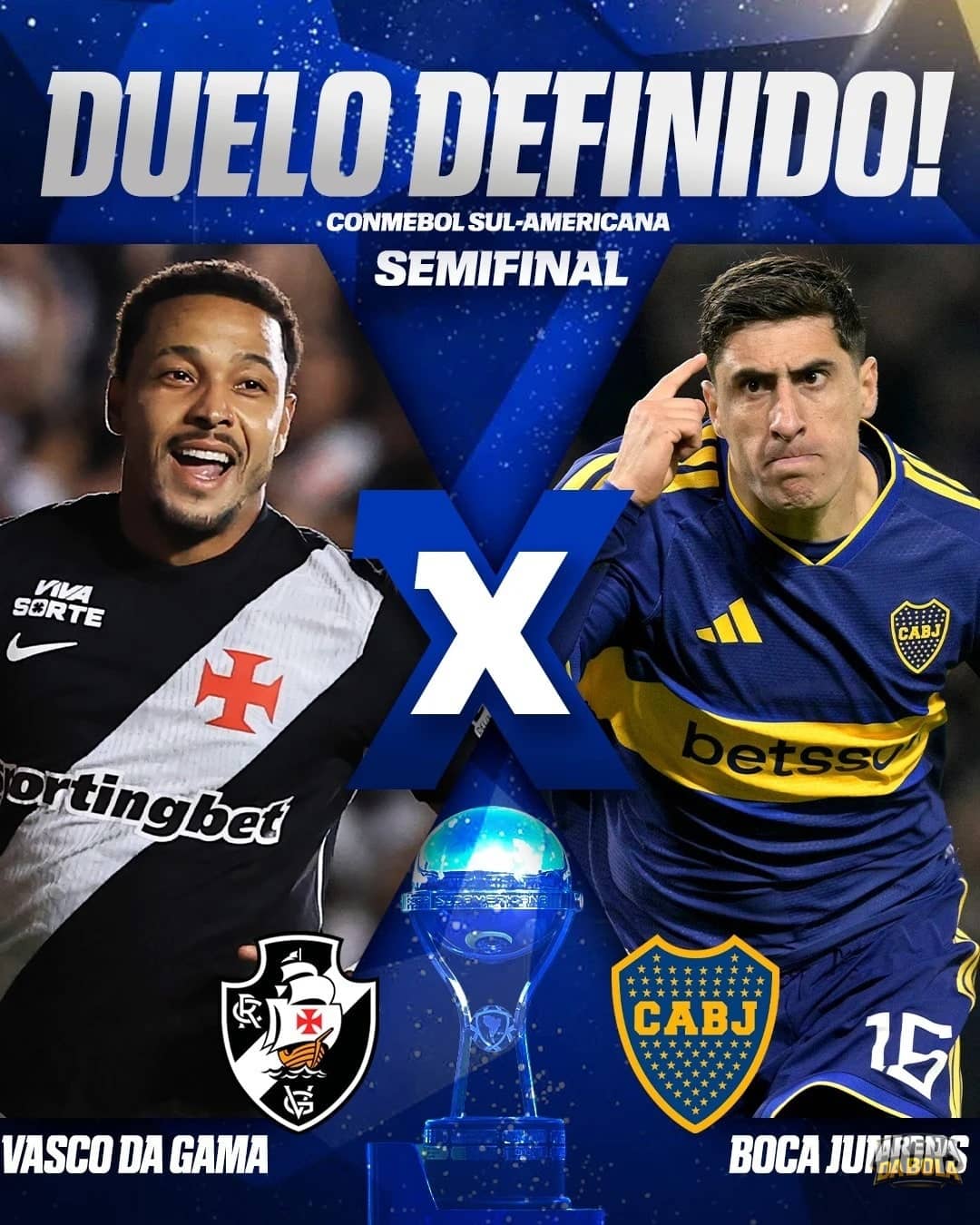 Vasco x Boca Juniors: Brasil e Argentina se enfrentam na semifinal da Sul-Americana