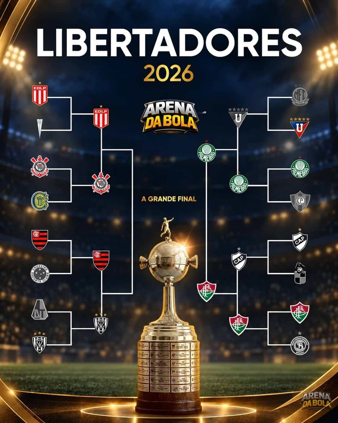 Palmeiras x Fluminense: Libertadores terá semifinal brasileira