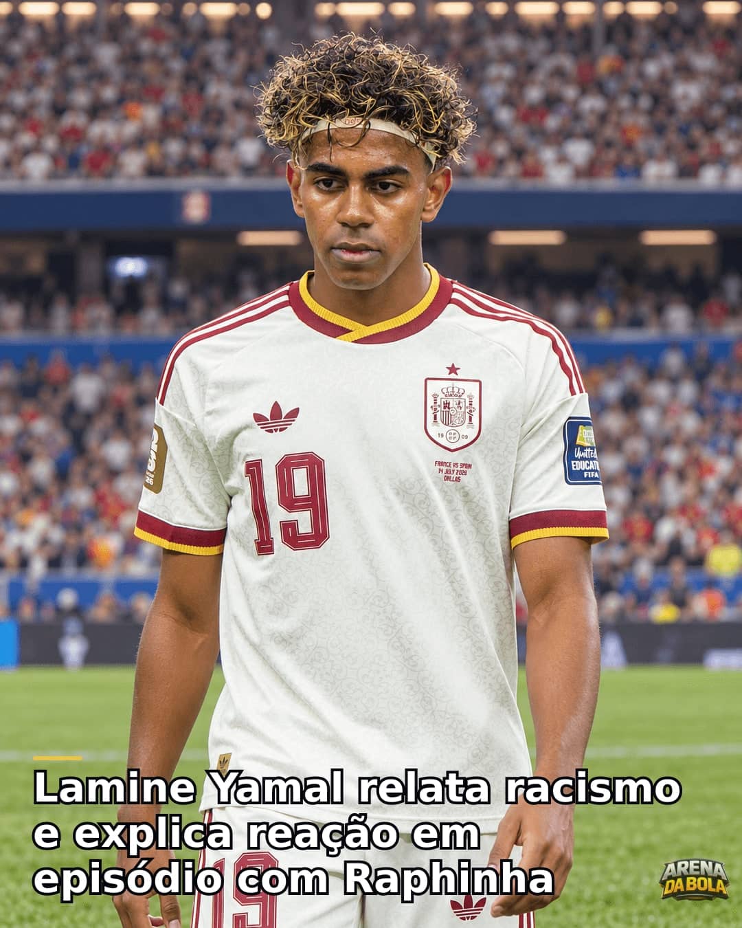 Lamine Yamal relata racismo e explica reação em episódio com Raphinha