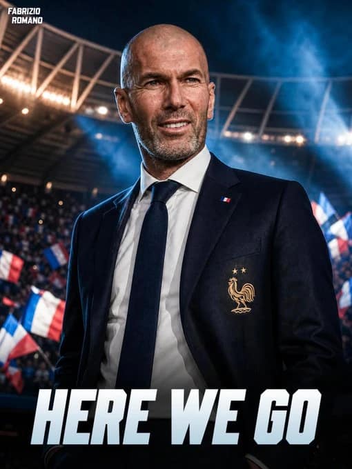 🚨 Zinedine Zidane é confirmado como novo técnico da Seleção Francesa após eliminação