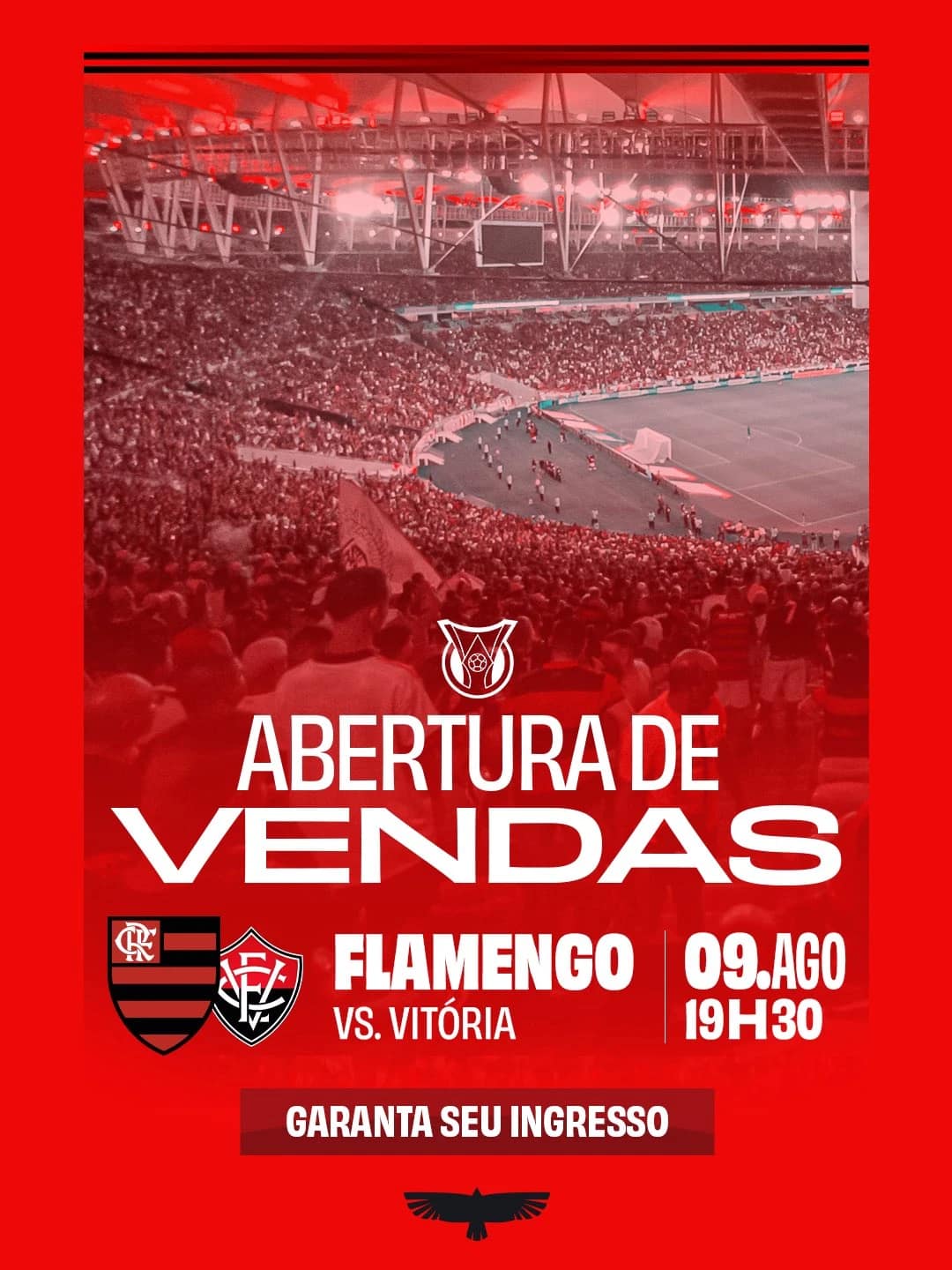 Flamengo abre venda de ingressos para duelo contra o Vitória no Maracanã | Brasileirão 2026