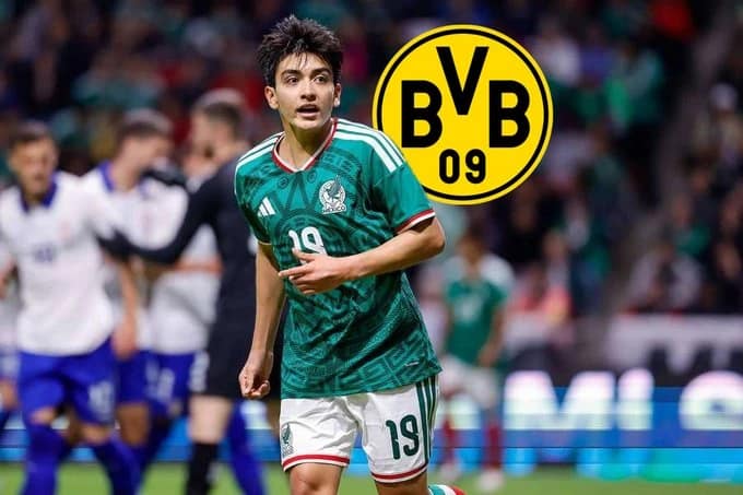 Borussia Dortmund mira Gilberto Mora, a joia mexicana de 17 anos