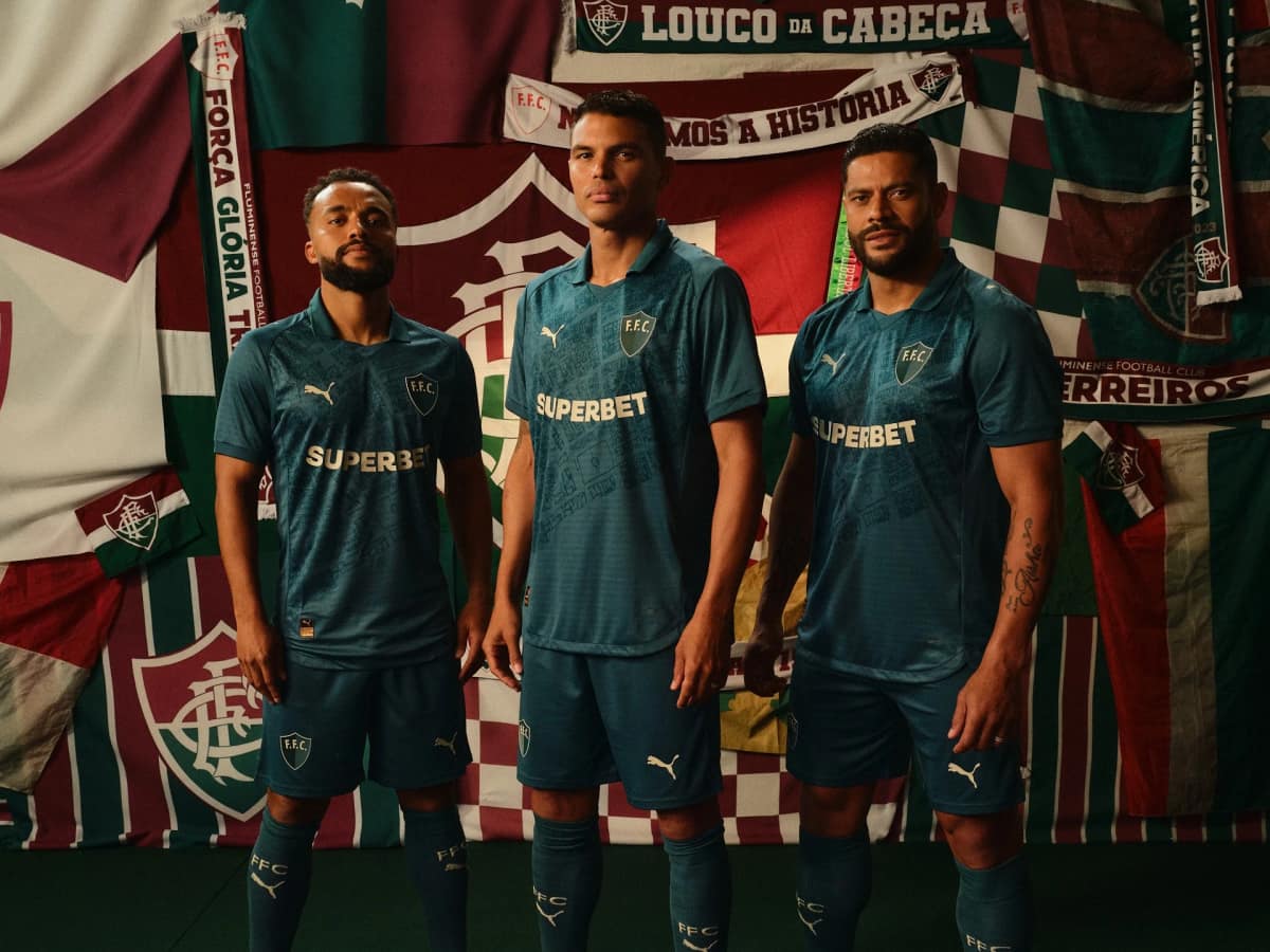 Fluminense apresenta nova camisa 3 em homenagem às origens do clube; estreia será contra o Bahia