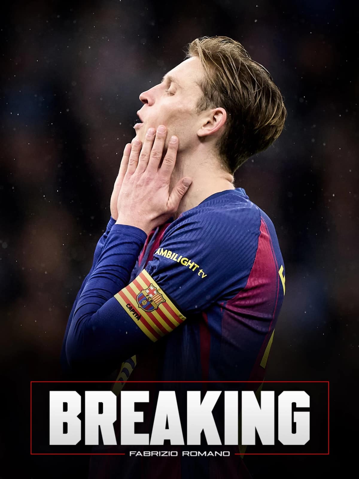 🚨 Frenkie de Jong sofre lesão no ligamento colateral medial do joelho direito, confirma Barcelona