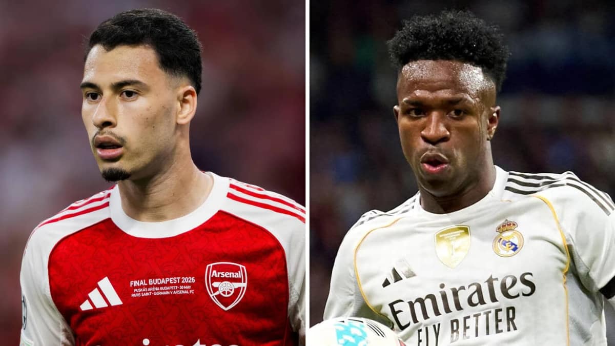 Gabriel Martinelli confirma felicidade no Arsenal enquanto Mikel Arteta mira Vinicius Junior