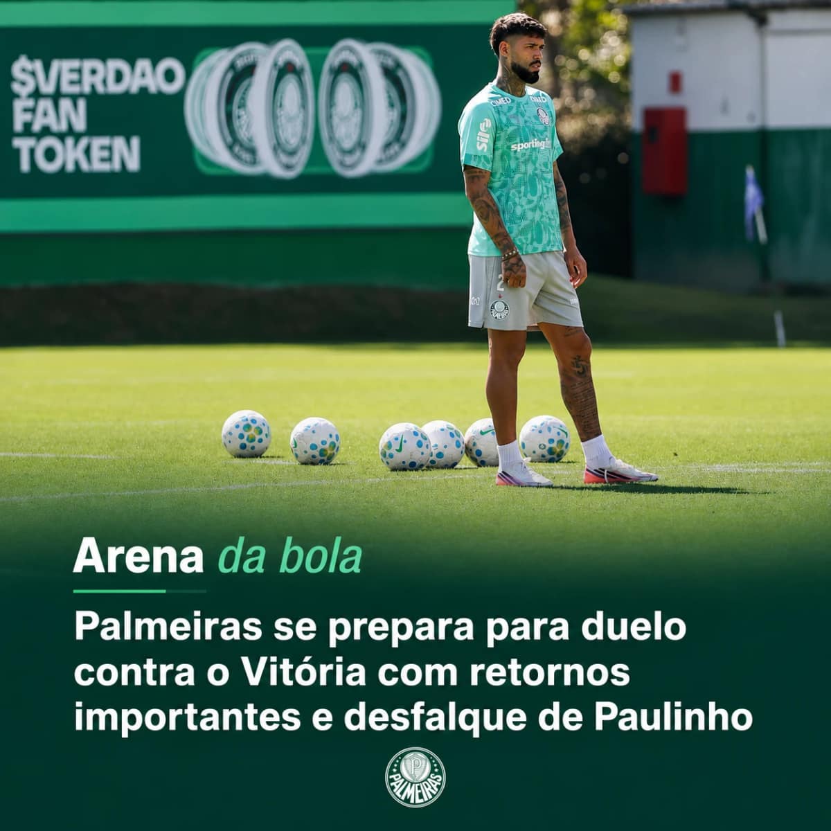 Palmeiras se prepara para duelo contra o Vitória com retornos importantes e desfalque de Paulinho