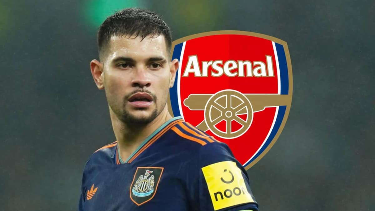 Arsenal se prepara para exame médico de Bruno Guimarães em acordo recorde com Newcastle