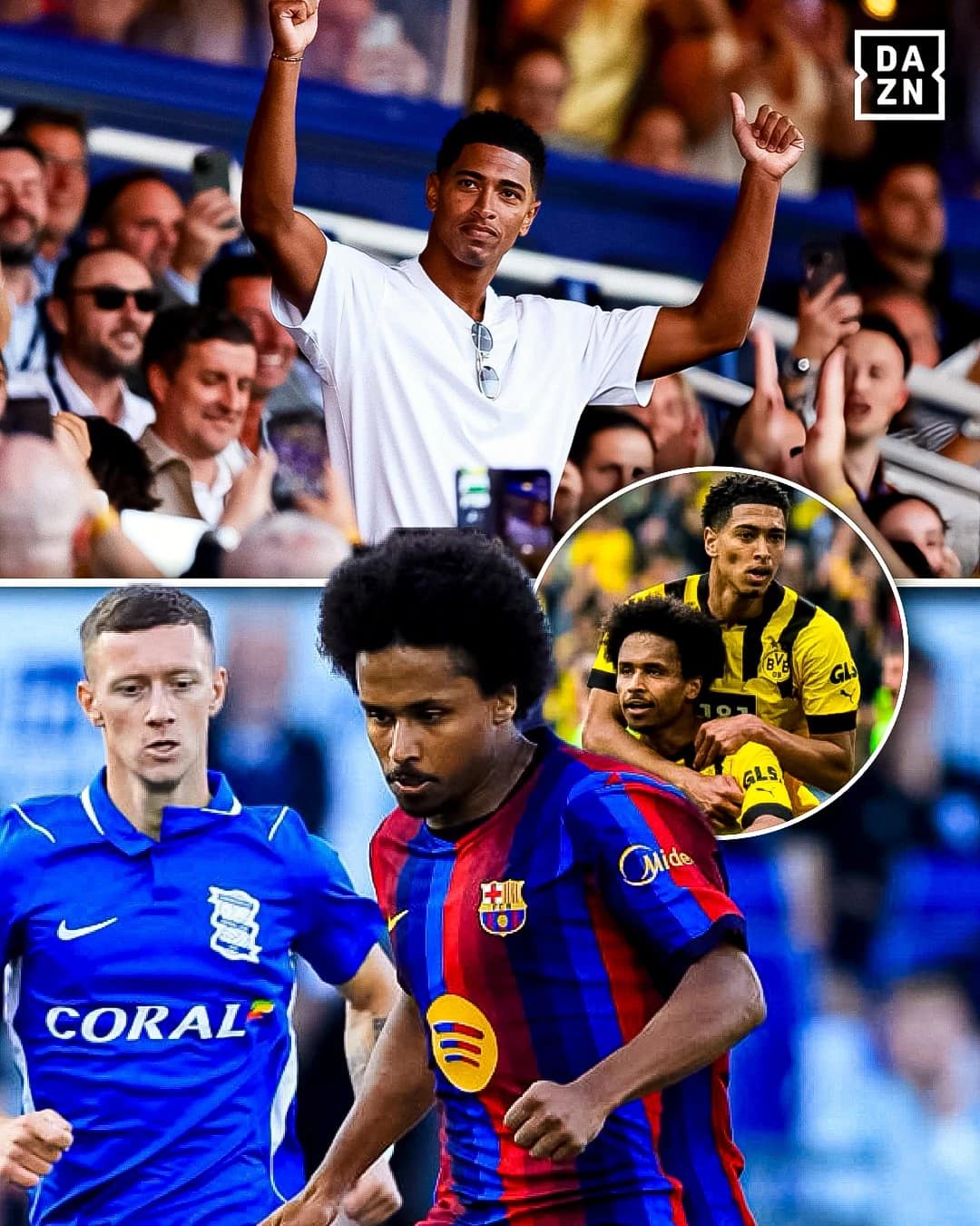 Jude Bellingham brilha em reencontro emocionante com o FC Barcelona