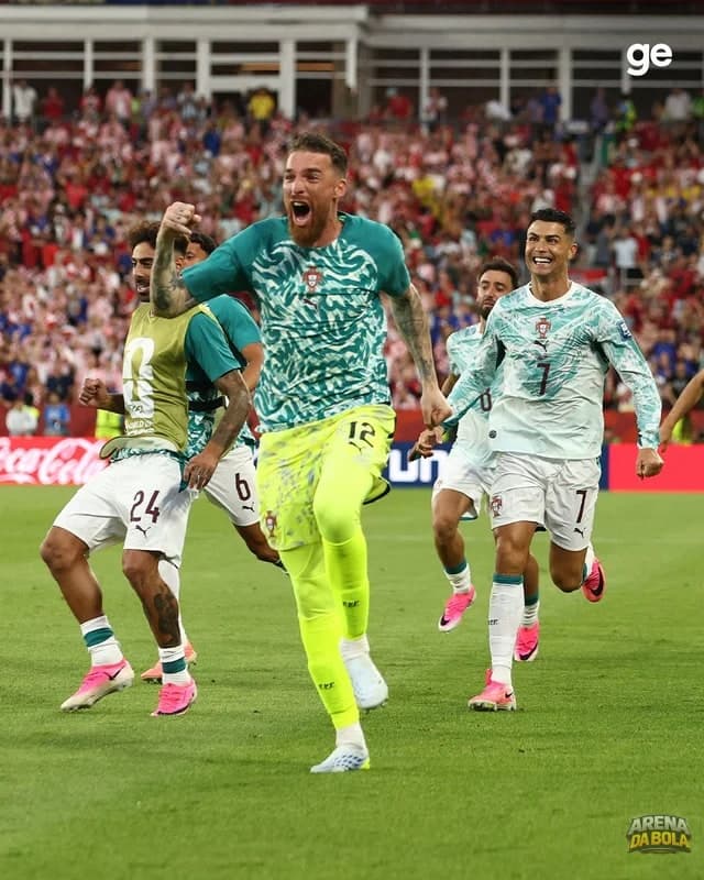 Cristiano Ronaldo celebra gol de Portugal contra a Croácia da Copa 2026 — foto 3