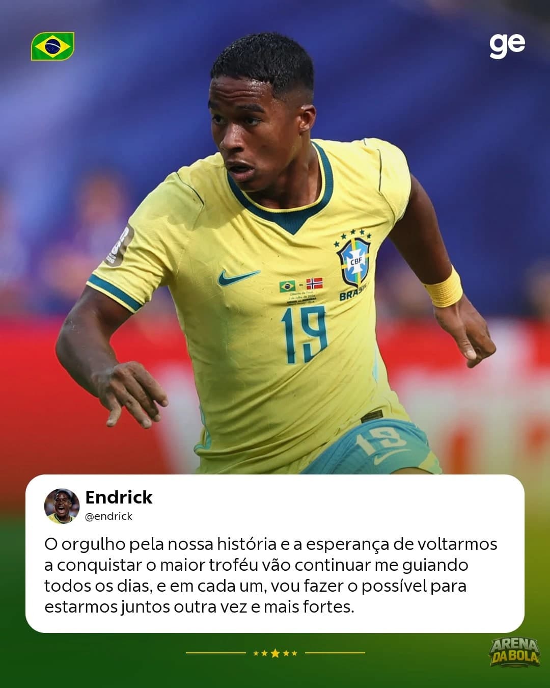 Endrick se pronuncia após eliminação do Brasil da Copa 2026 — foto 2