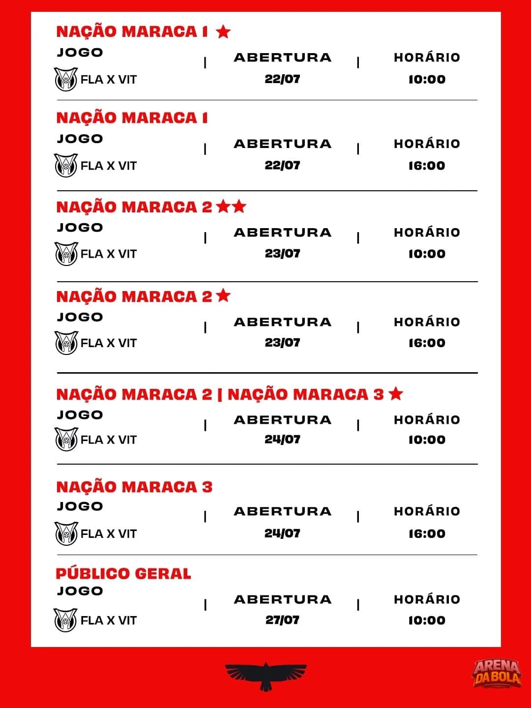 Flamengo abre venda de ingressos para duelo contra o Vitória no Maracanã | Brasileirão 2026 — foto 2