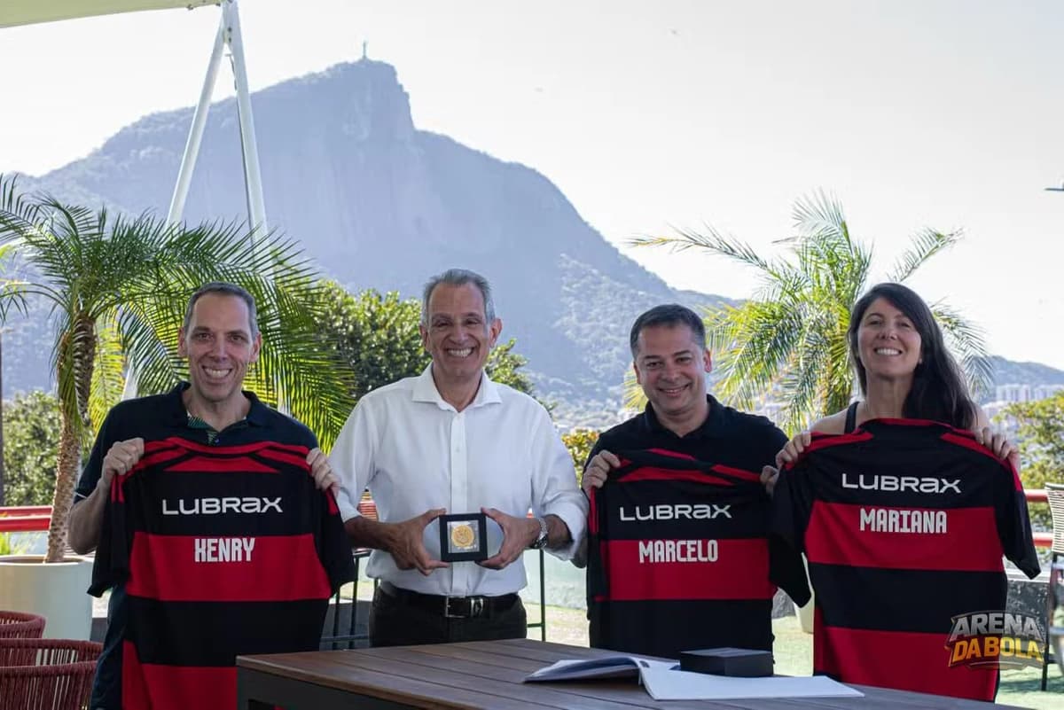 Flamengo celebra retorno da Lubrax como patrocinadora após 25 anos; contrato é de R$ 24,5 milhões anuais — foto 2
