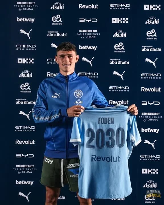 Manchester City renova contrato de Phil Foden até 2030 — foto 2