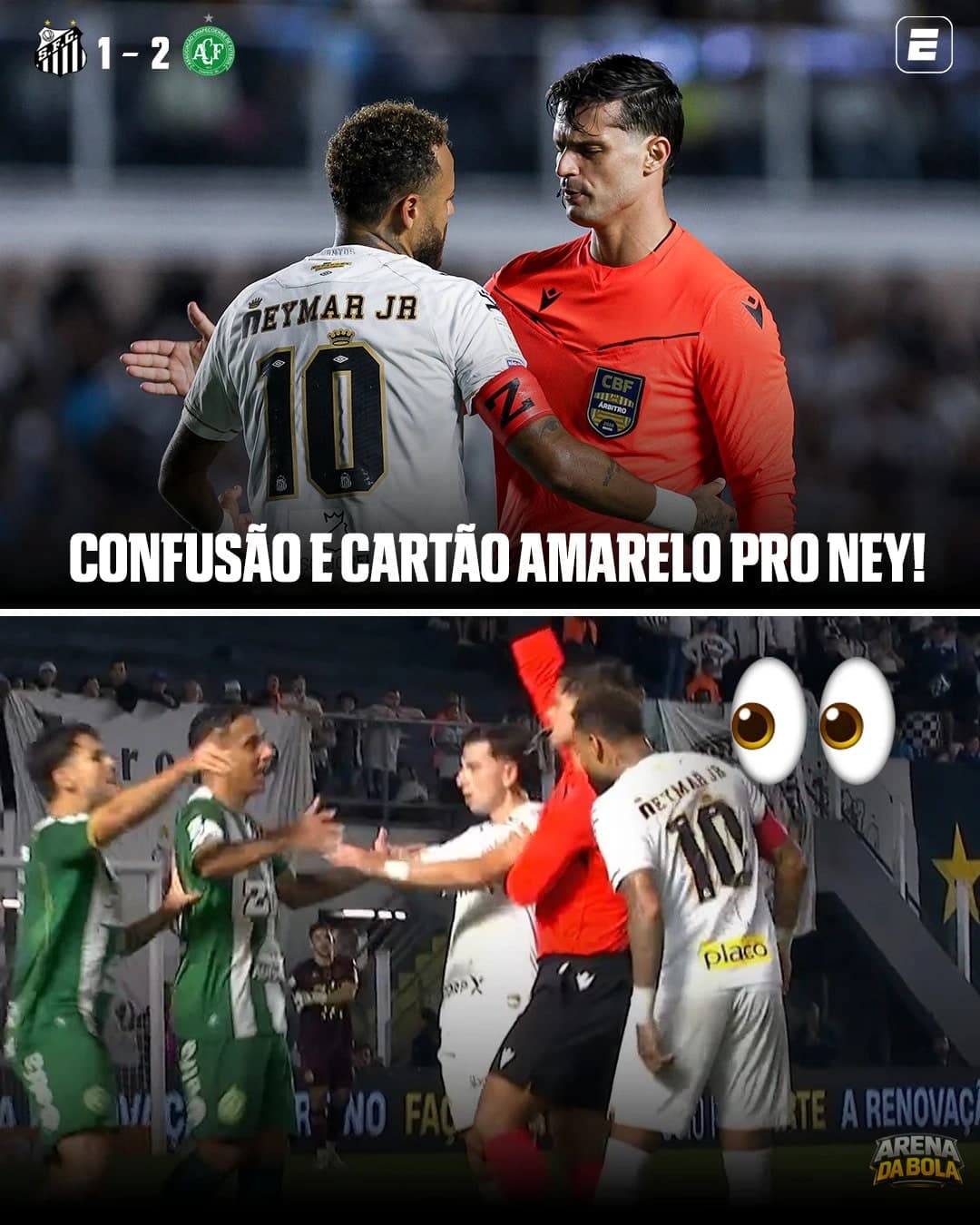 Neymar desfalca Santos após suspensão por cartão amarelo | Brasileirão 2026 — foto 2