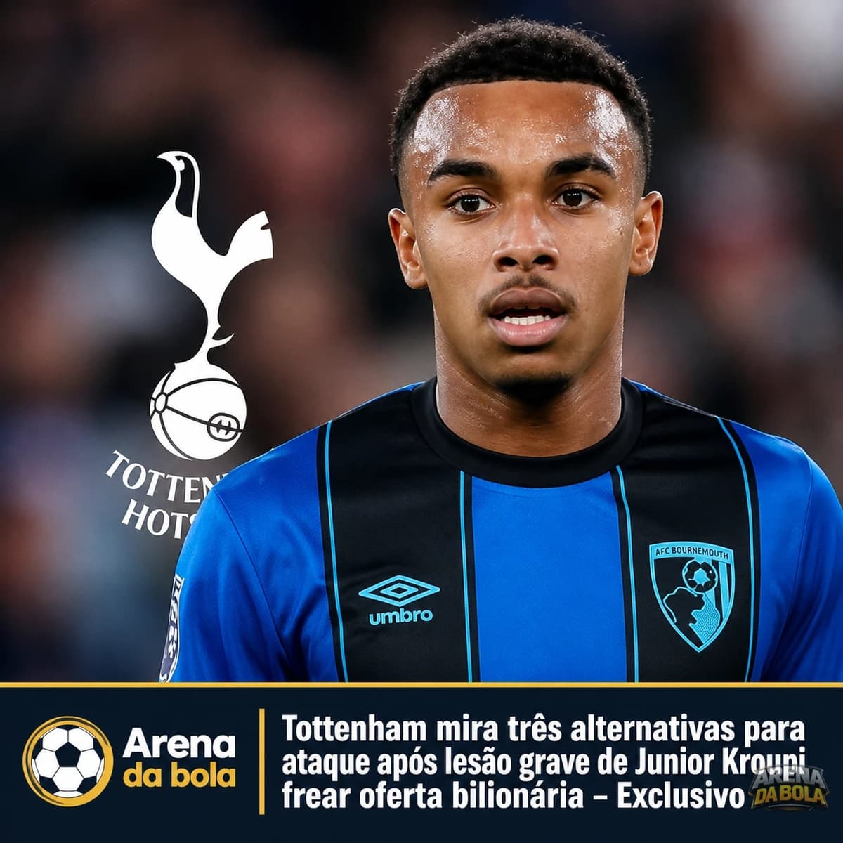 Tottenham mira três alternativas para ataque após lesão grave de Junior Kroupi frear oferta bilionária – Exclusivo — foto 2
