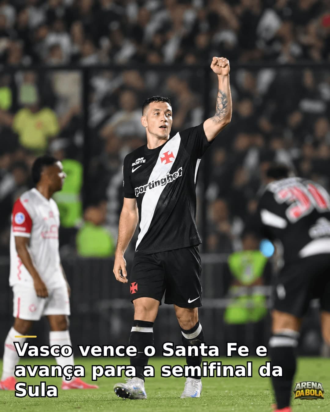 Vasco bate Independiente Santa Fe e vai à semifinal da Sul-Americana — foto 2