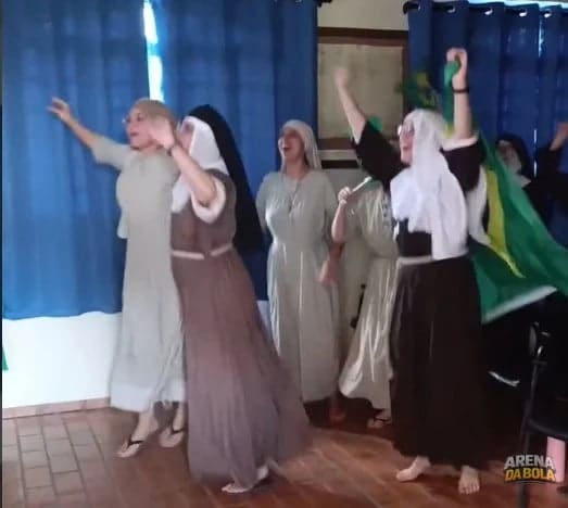 Freiras comemoram vitória do Brasil sobre o Japão e vídeo viraliza na Copa 2026