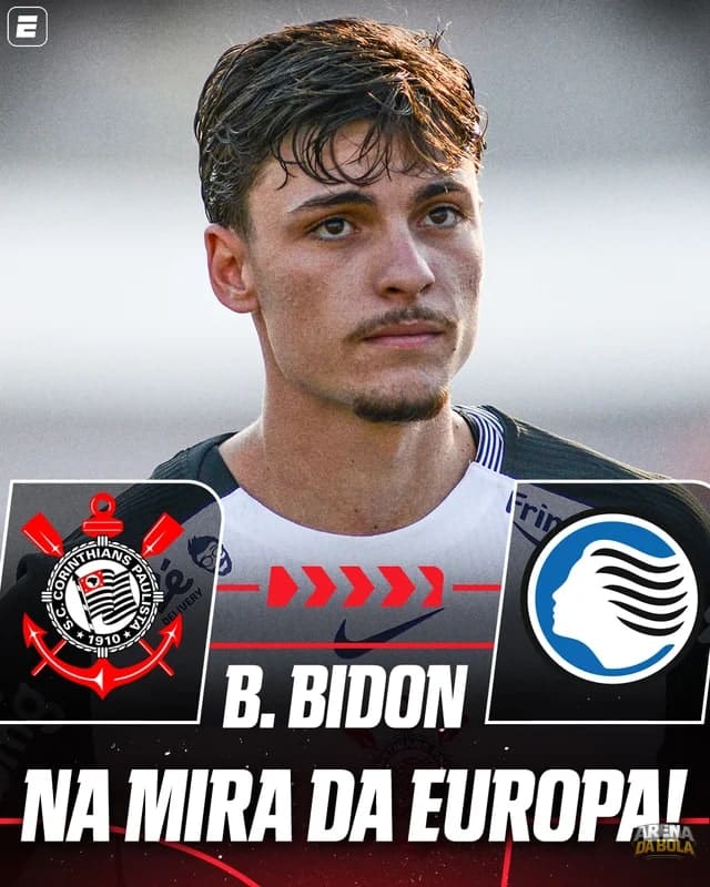 Atalanta monitora Breno Bidon do Corinthians como reforço