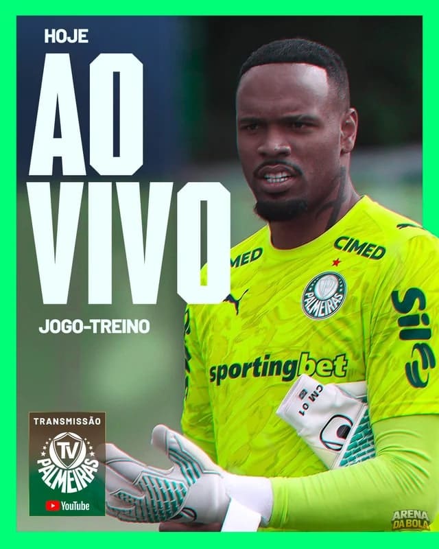 Palmeiras faz jogo-treino contra o Mauaense com transmissão ao vivo