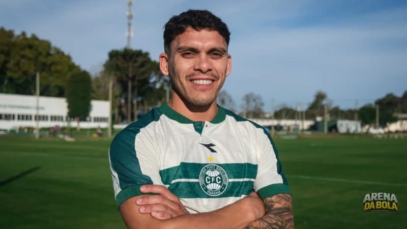 Coritiba anuncia a contratação do atacante uruguaio Brian Ocampo até 2029