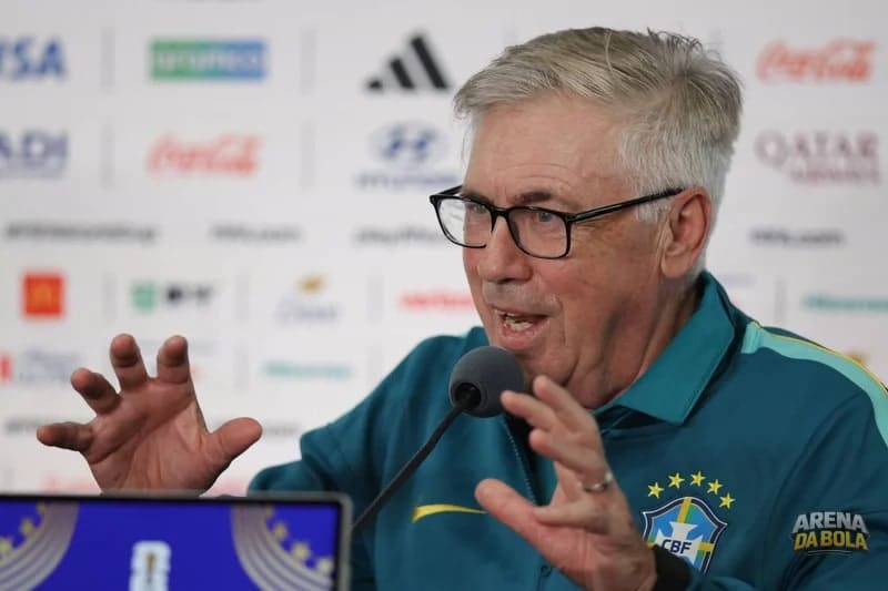 Ancelotti elogia evolução do Brasil e pede desempenho ainda melhor contra a Noruega da Copa 2026