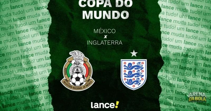 México enfrenta Inglaterra nas oitavas de final da Copa 2026