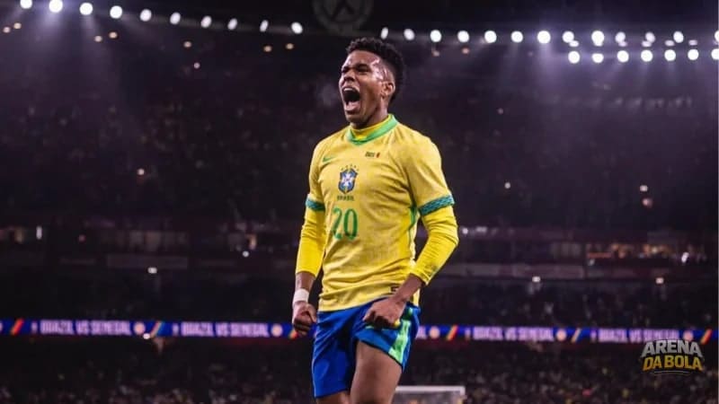 Estevão aposta em vitória do Brasil contra Noruega enquanto participa do GP Silverstone da Copa 2026