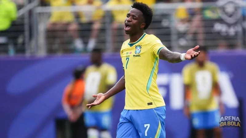 Marca critica Vini Jr por não cobrar pênalti em derrota do Brasil para a Noruega na Copa 2026