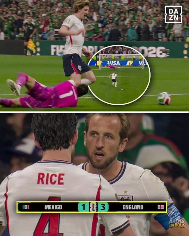 Harry Kane marca e garante vitória da Inglaterra sobre o México na Copa do Mundo