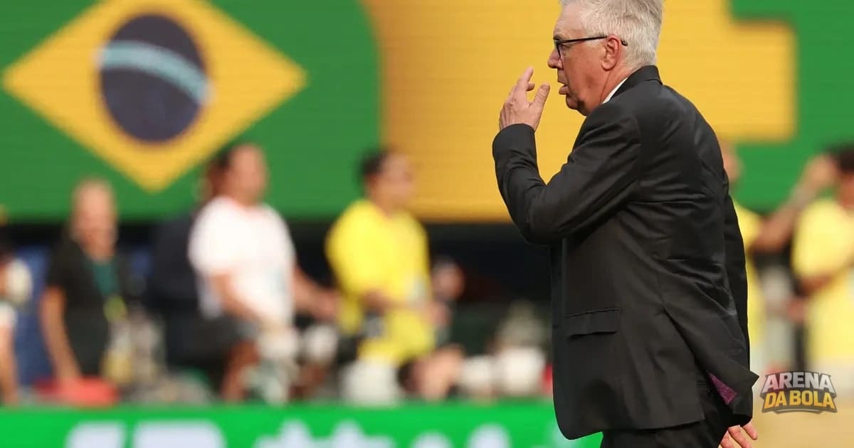 Anotações táticas de Ancelotti revelam planejamento da seleção brasileira antes da eliminação na Copa 2026