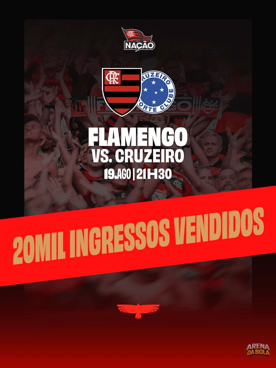 Ingressos para Flamengo x Cruzeiro pela Libertadores esgotam rapidamente e Maracanã promete casa cheia